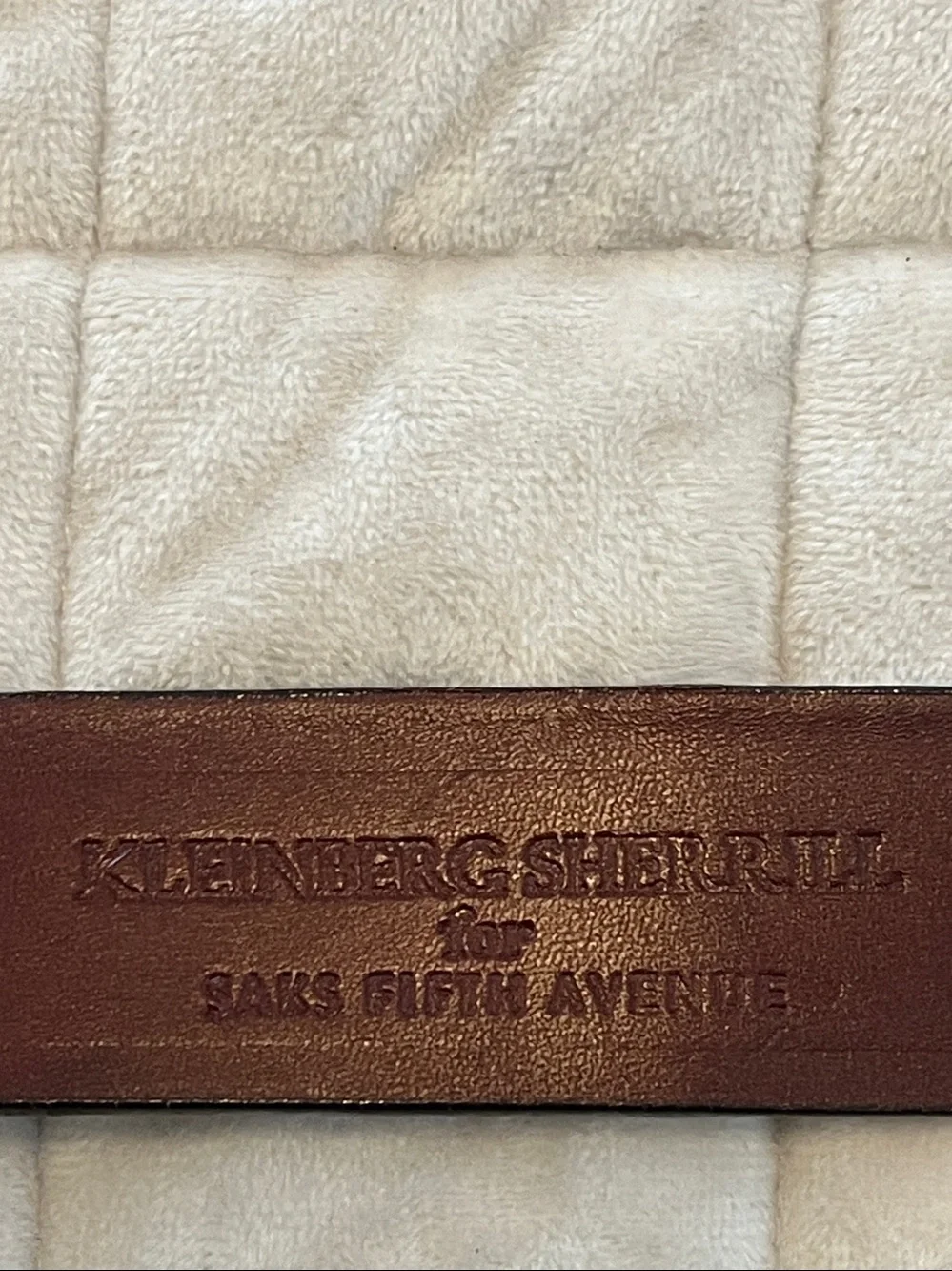 Brown genuine, alligator Leather Belt with Gold Buckle